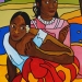 "Quand te marie-tu? (Gauguin) Arches 650grs - 65x92