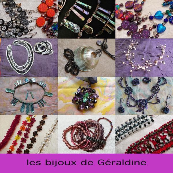 Les bijoux de Géraldine